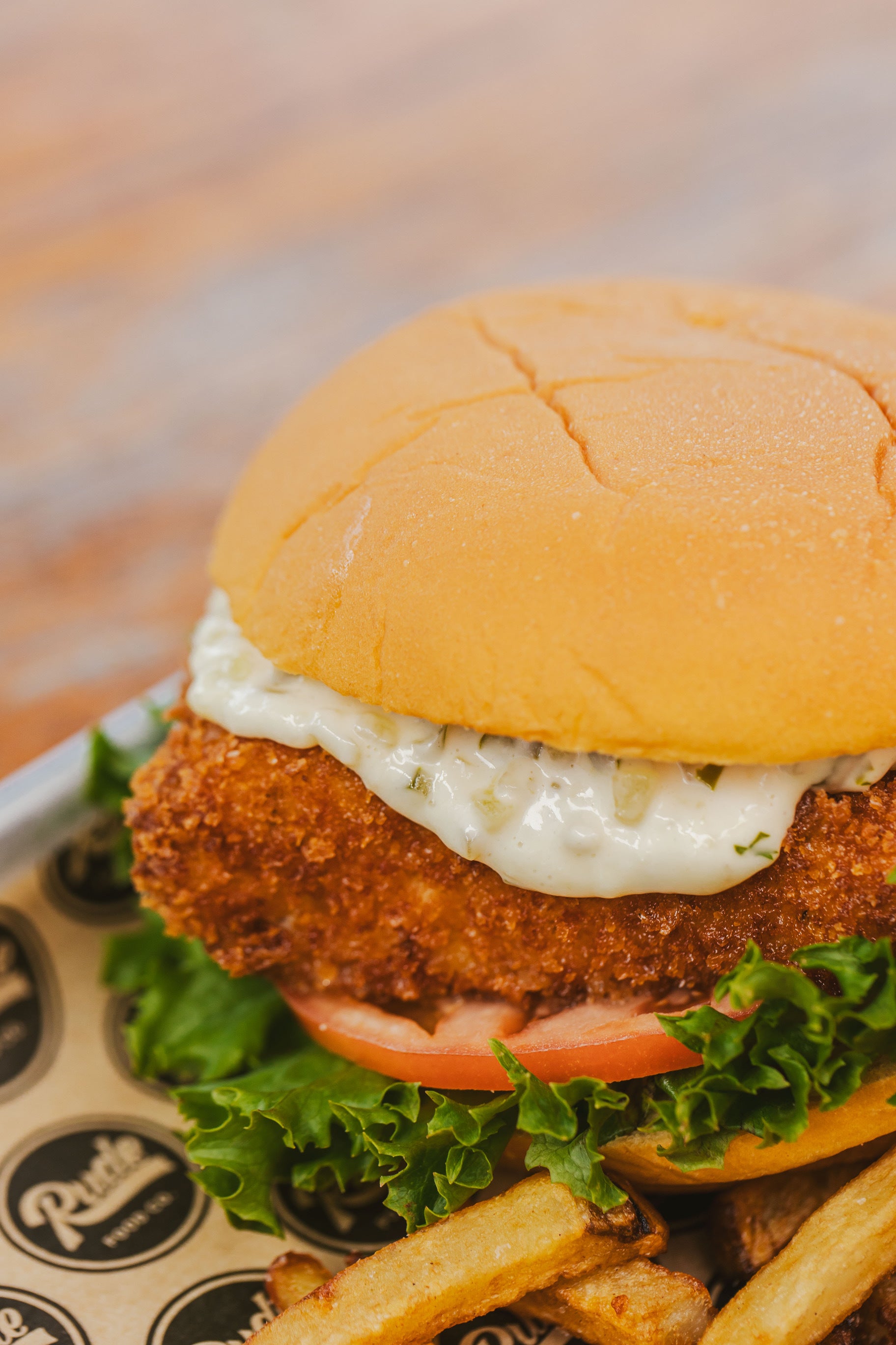 FISH FRY BURGER | RUDE FOOD CO.